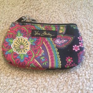 Vera Bradley Symphony in Hue Zip Clip ID