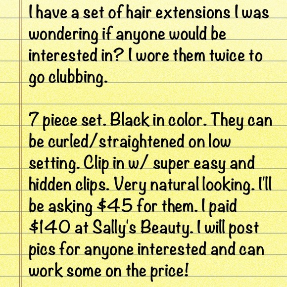 18 Inch Black Human Hair Extensions