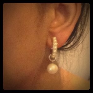 Pearl earrings