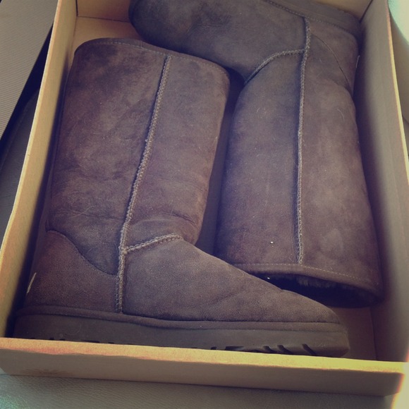 Chocolate Ugg boots