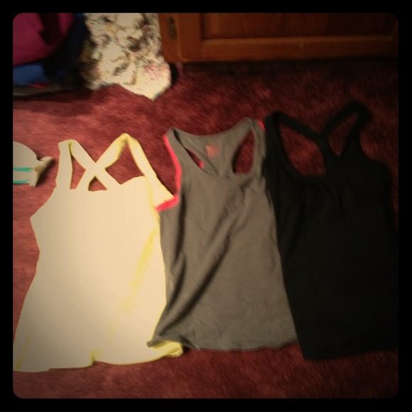 Gap body Fit and Champion workout tops