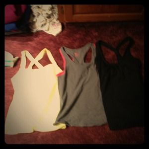 Gap body Fit and Champion workout tops