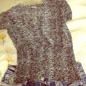 Zebra print top!