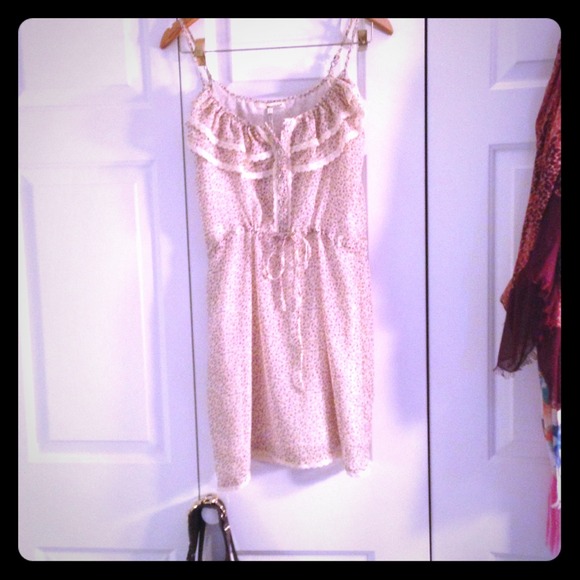 LA made tie waist dress