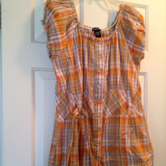 ❌ ❌ sold ❌ ❌ Plaid Belted Top