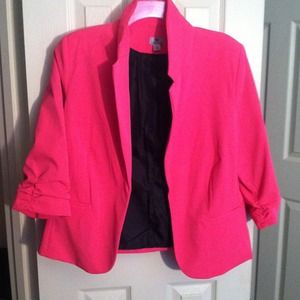 Pink blazer