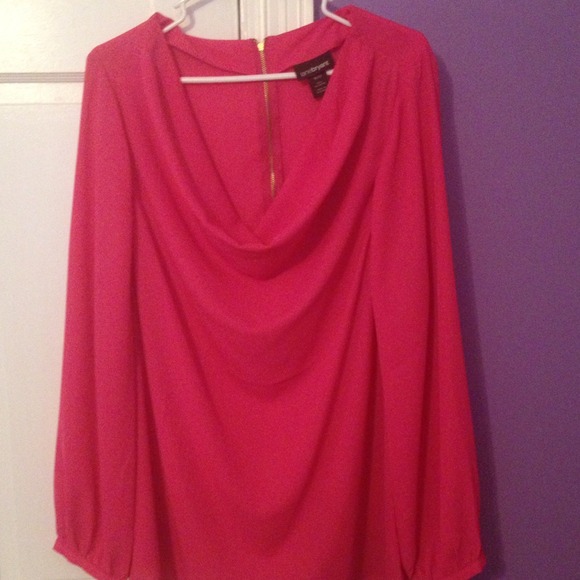 Lane Bryant pink top