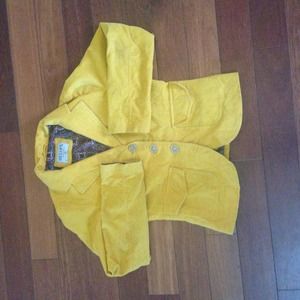 Delia's mustard yellow corduroy fitted jacket