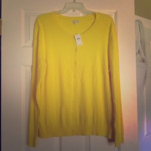 Brand new with tags yellow Gap cardigan!