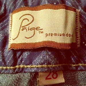 Paige Premium Denim Dark Wash HH Boot Jeans sz 28