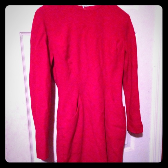 Red vintage dress