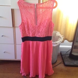 Lace Coral Dress