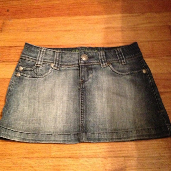 Blue jean skirt