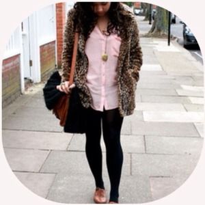 🔶Oversized 80s Cheetah Jacket