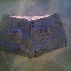 Olive A&F shorts