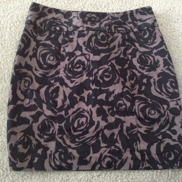 Floral High Wasted Skirt - Picture 1 of 2