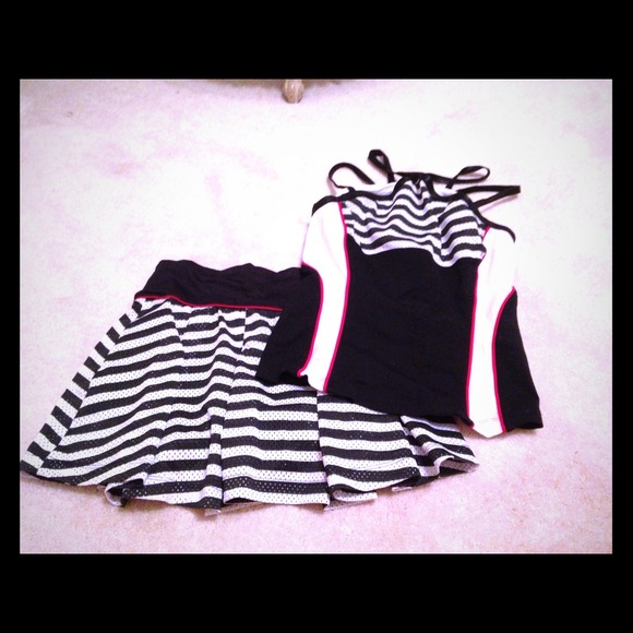 Bebe sport Zumba workout outfit