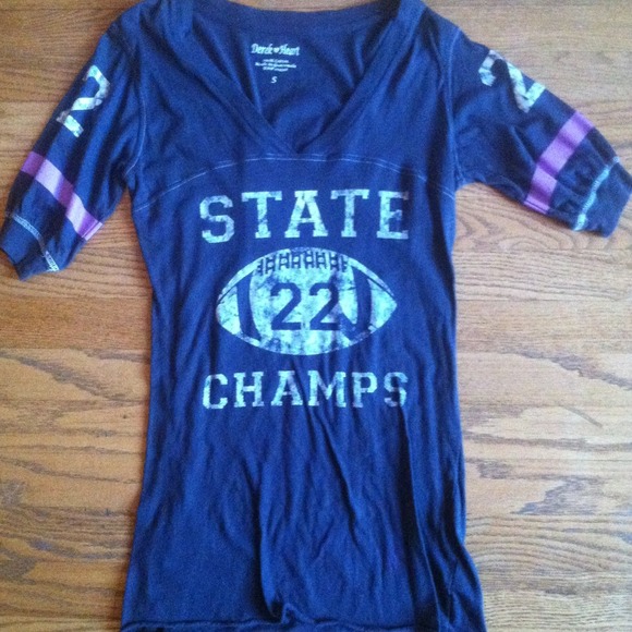 🚫Traded🚫 Grey football tee NWOT