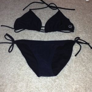 🌞 OP black string bikini