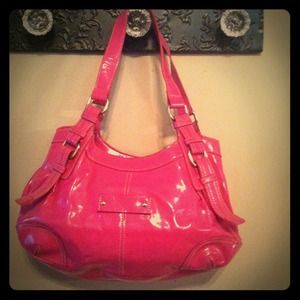 🌟REDUCED🌟Hot pink leather purse