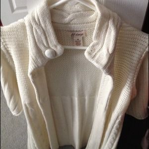 Cream knit sweater