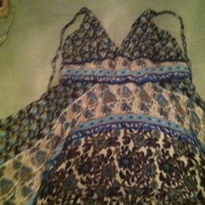 Printed top or short dress