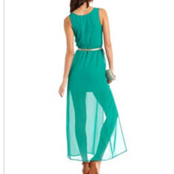 Side slit maxi dress - Picture 2 of 3