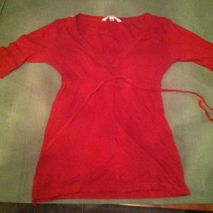 Red Aeropostale vneck shirt