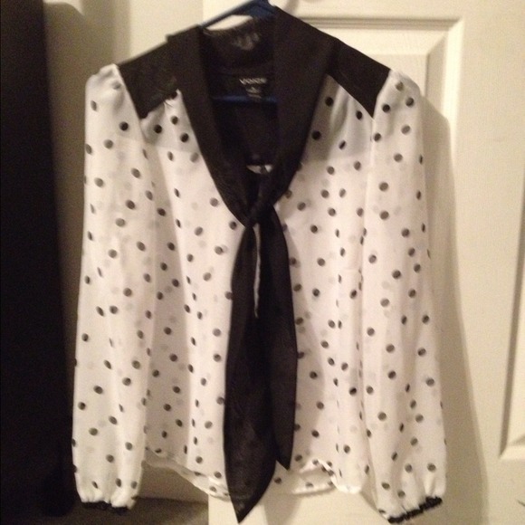 Polka Dot Tie Long Sleeve - Picture 1 of 1