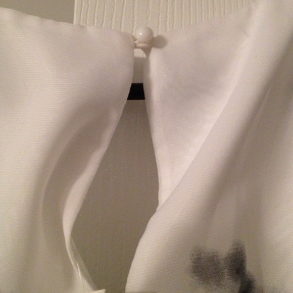 White and Black Summer Dress - Picture 3 of 4