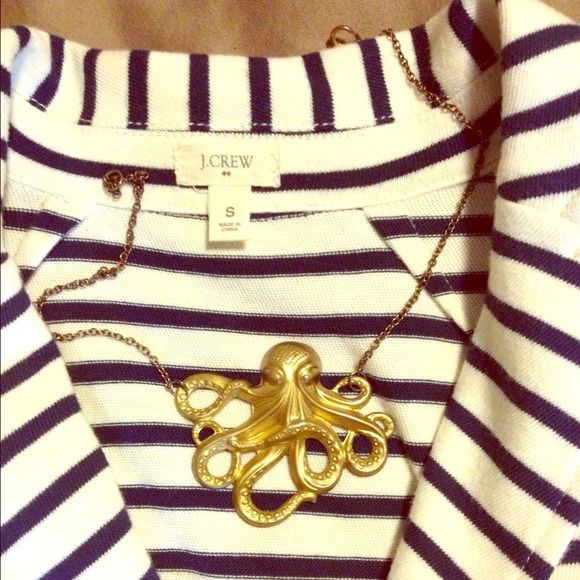 Nautical octopus necklace