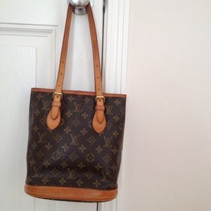 Authentic LV petit bucket bag
