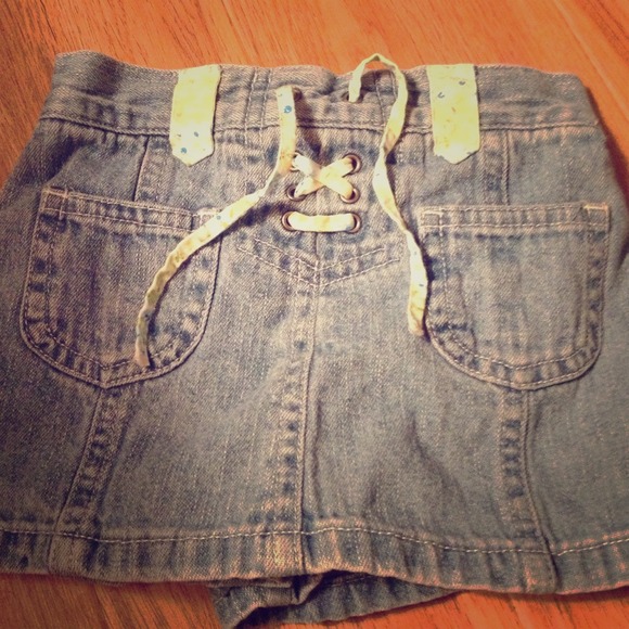 Baby girl denim skirt