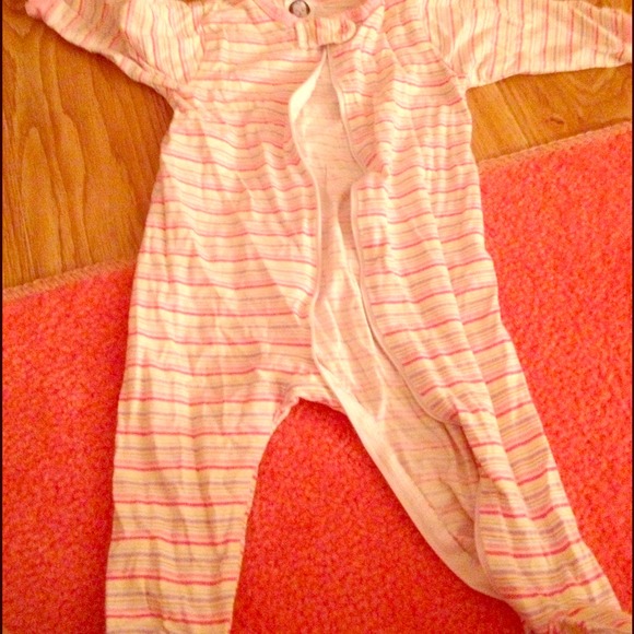 Baby girl sleeper zip up