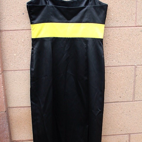 Black & Yellow Dress - Picture 3 of 4
