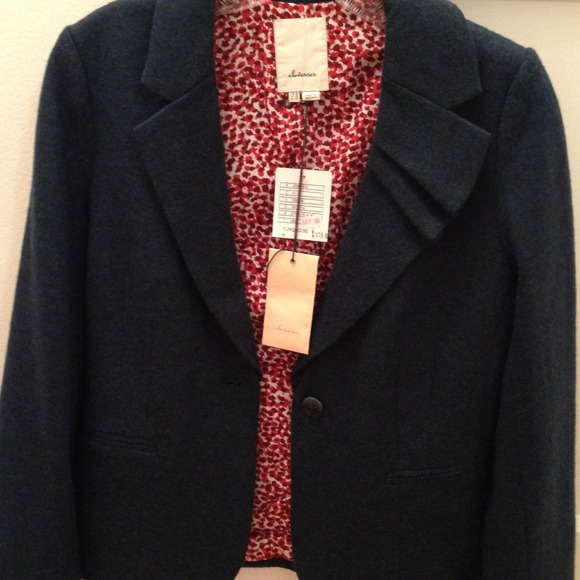 Sold -- Green Anthropologie blazer