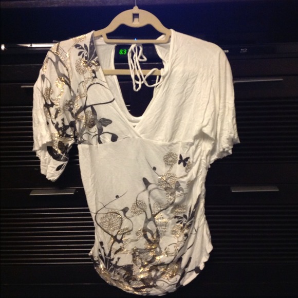 Black/White/Gold shirt