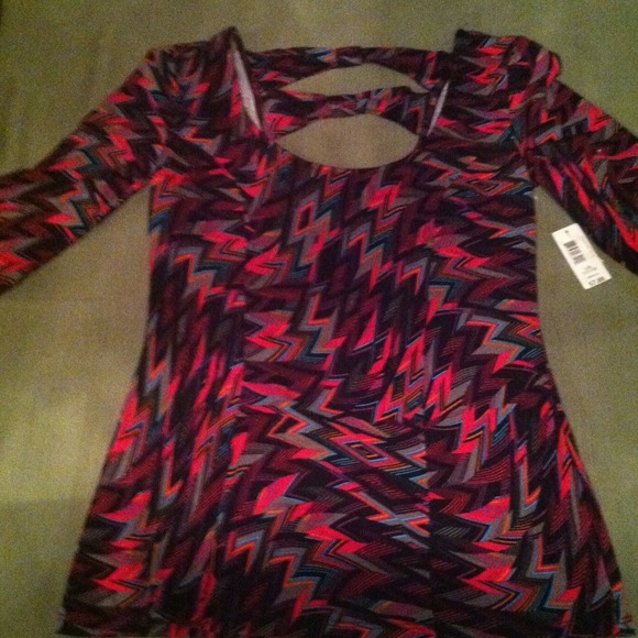Bright printed top