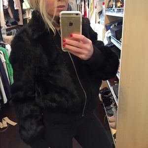 Genuine Rabbit fur Jacket