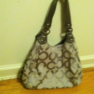 Grey Purse from Coach
