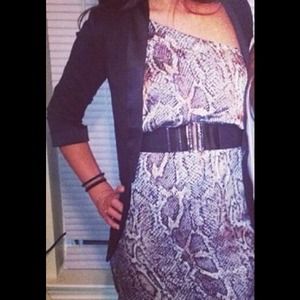 Snake skin dress