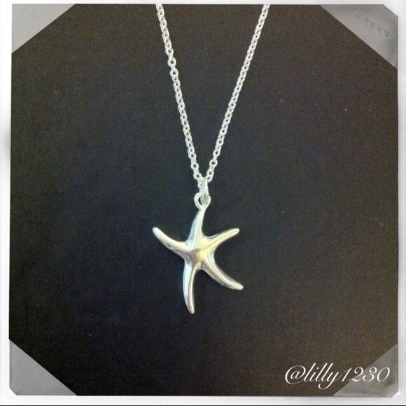 Silver Small Starfish Necklace