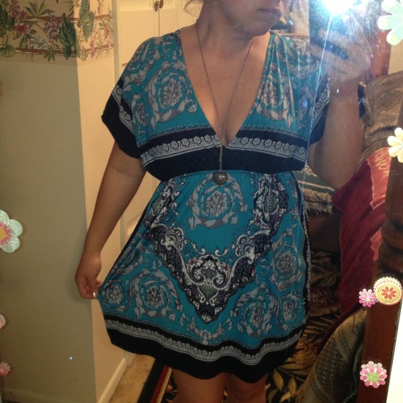 blue💙pattern dress - Picture 2 of 3