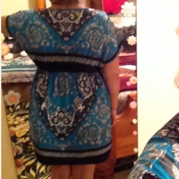 blue💙pattern dress - Picture 3 of 3