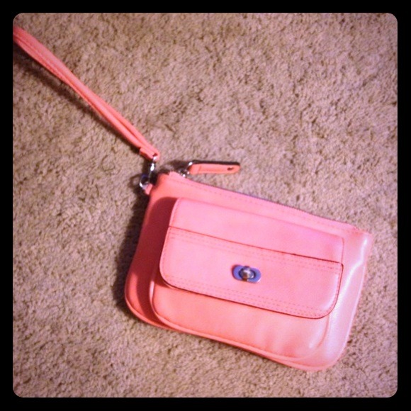 Handbags - Reduced! Brand new coral wristlet