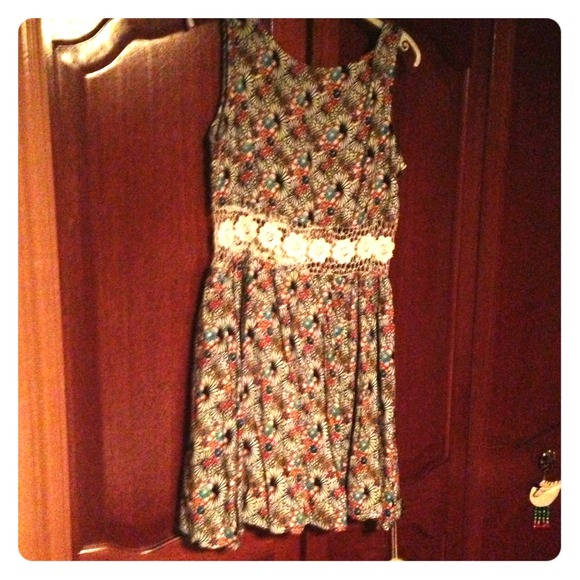 Floral print dress