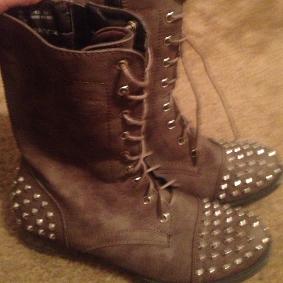 Studded boots