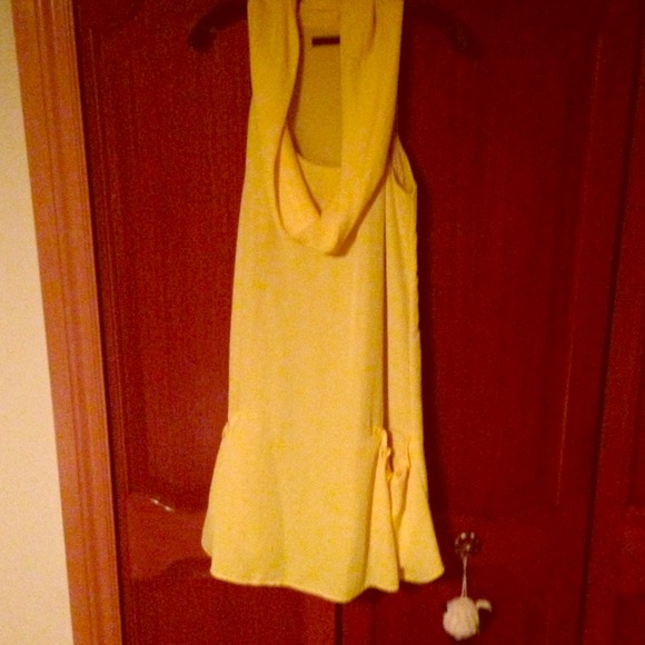 Yellow dress from Zara
