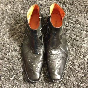 *REDUCED* Mens Robert Wayne Leather zip boots