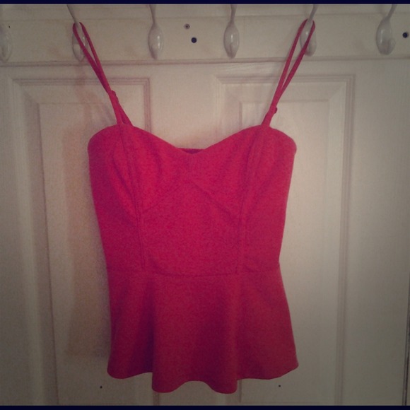 Nwt 2b bebe pink coral sexy tank